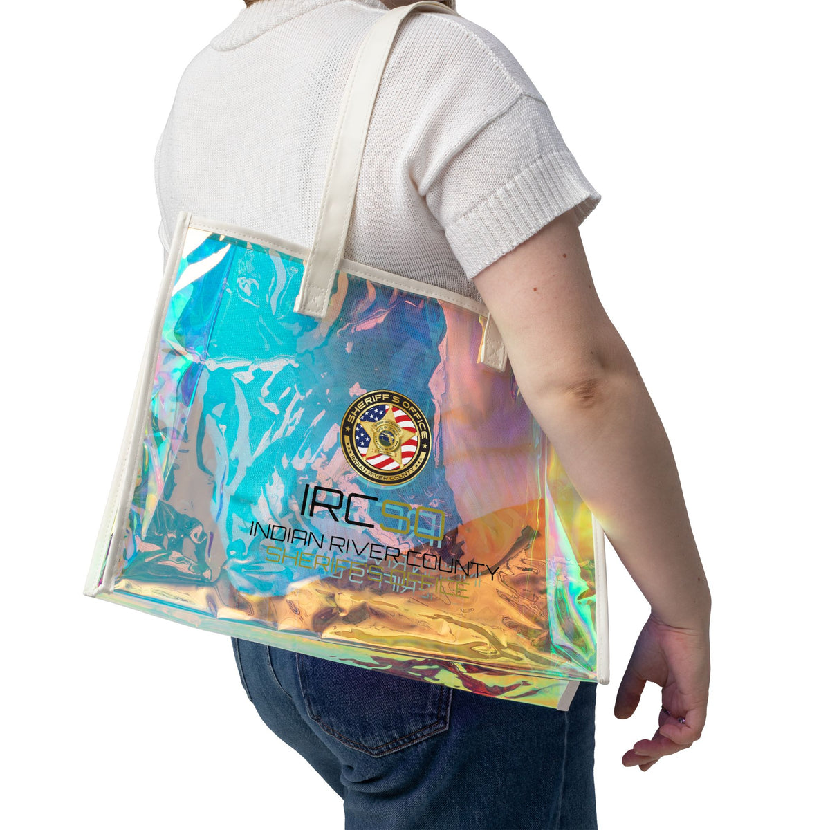 Beach Holographic Tote Bag